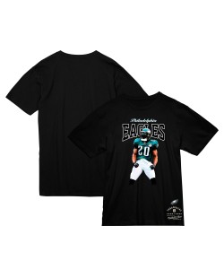 Brian Dawkins Philadelphia Eagles Mitchell & Ness Sideline Retired Spieler T-Shirt – Schwarz
