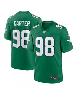 Jalen Carter Philadelphia Eagles Nike Alternatives Spieler Trikot – Kelly Green