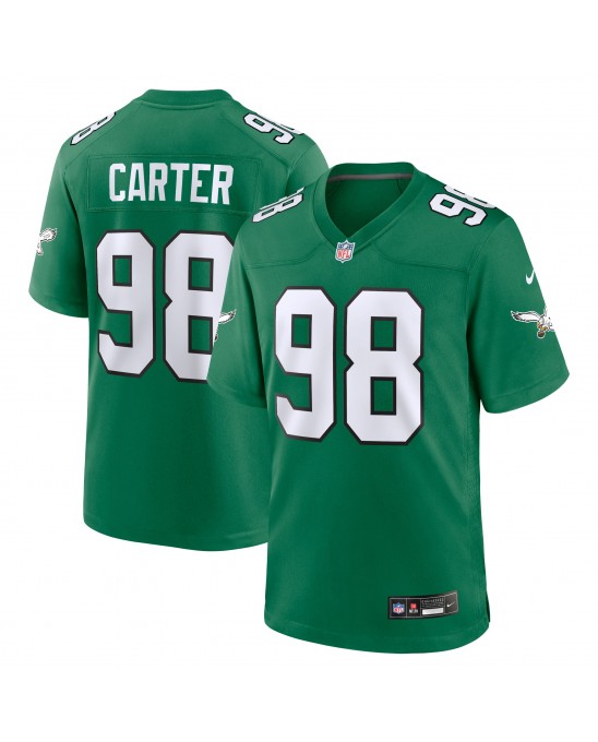 Jalen Carter Philadelphia Eagles Nike Alternatives Spieler Trikot – Kelly Green