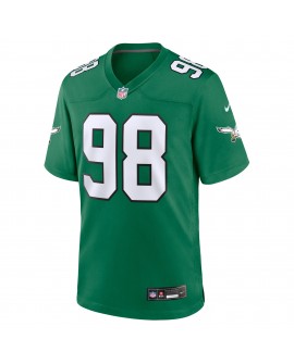 Jalen Carter Philadelphia Eagles Nike Alternatives Spieler Trikot – Kelly Green