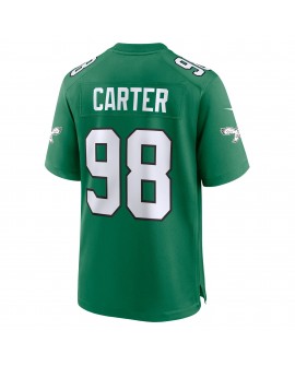 Jalen Carter Philadelphia Eagles Nike Alternatives Spieler Trikot – Kelly Green