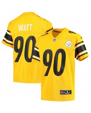 T.J. Watt Pittsburgh Steelers Nike Jugend-Inverted-Team-Spieler Trikot – Gold