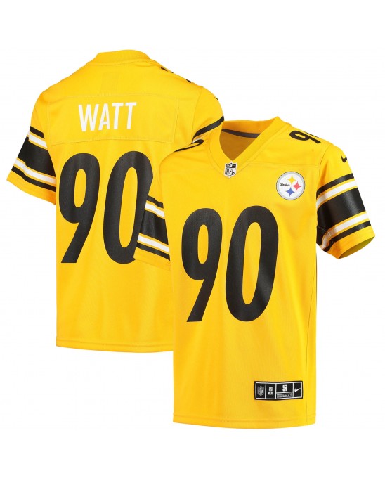 T.J. Watt Pittsburgh Steelers Nike Jugend-Inverted-Team-Spieler Trikot – Gold