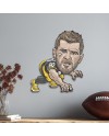T.J. Watt Pittsburgh Steelers Metall-Karikatur-Wandkunst