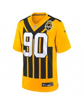 T.J. Watt Pittsburgh Steelers Nike Youth Alternate 1933 Throwback-Spieler Trikot – Gold