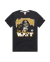 T.J. Watt Pittsburgh Steelers Homage Unisex-Karikatur-Spieler-Grafik-Tri-Blend-T-Shirt – Anthrazit