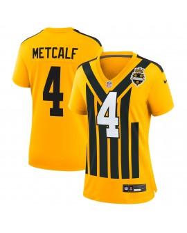 DK Metcalf Pittsburgh Steelers Nike Damen Alternate 1933 Throwback-Spieler Trikot – Gold