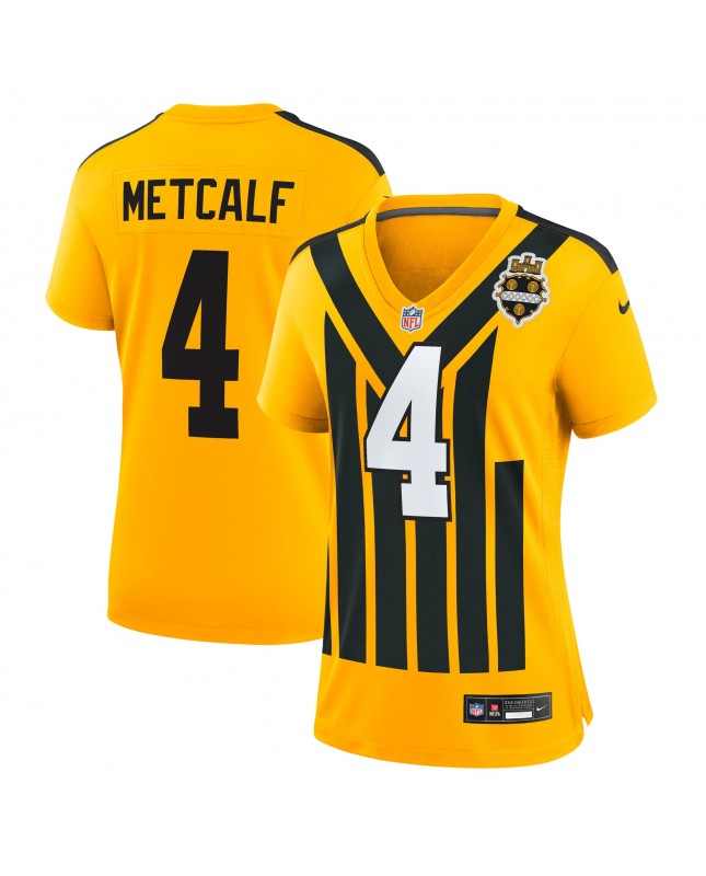 DK Metcalf Pittsburgh Steelers Nike Damen Alternate 1933 Throwback-Spieler Trikot – Gold