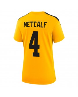 DK Metcalf Pittsburgh Steelers Nike Damen Alternate 1933 Throwback-Spieler Trikot – Gold