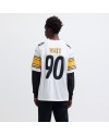 T.J. Watt Pittsburgh Steelers Nike Vapor F.U.S.E. Limitiertes Trikot – Weiß