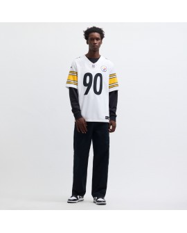 T.J. Watt Pittsburgh Steelers Nike Vapor F.U.S.E. Limitiertes Trikot – Weiß