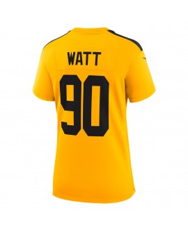 T.J. Watt Pittsburgh Steelers Nike Damen Alternate 1933 Throwback-Spieler Trikot – Gold