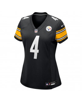 DK Metcalf Pittsburgh Steelers Nike Damen-Team-Spieler Trikot – Schwarz