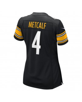 DK Metcalf Pittsburgh Steelers Nike Damen-Team-Spieler Trikot – Schwarz