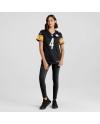 DK Metcalf Pittsburgh Steelers Nike Damen-Team-Spieler Trikot – Schwarz