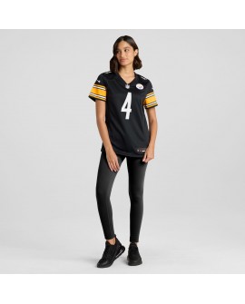 DK Metcalf Pittsburgh Steelers Nike Damen-Team-Spieler Trikot – Schwarz