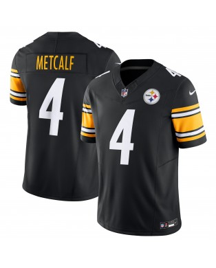 DK Metcalf Pittsburgh Steelers Nike Team Vapor F.U.S.E. Limitiertes Trikot – Schwarz
