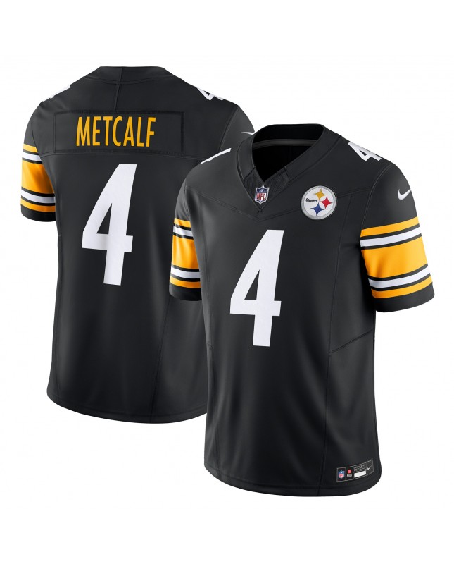 DK Metcalf Pittsburgh Steelers Nike Team Vapor F.U.S.E. Limitiertes Trikot – Schwarz