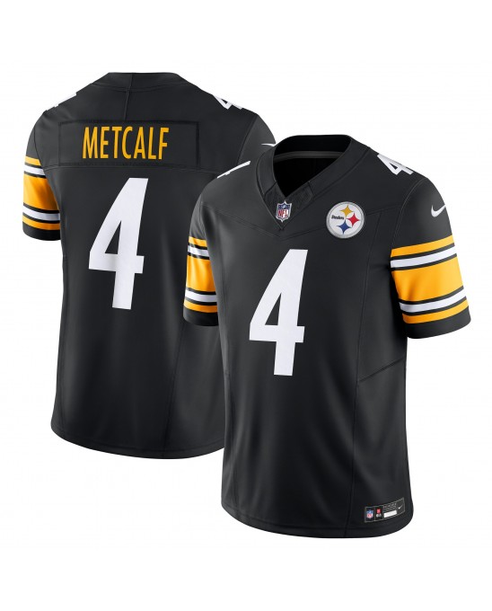 DK Metcalf Pittsburgh Steelers Nike Team Vapor F.U.S.E. Limitiertes Trikot – Schwarz