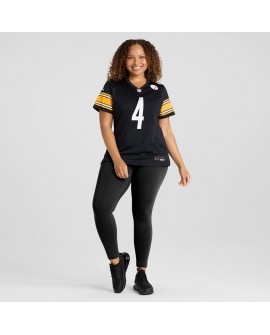 DK Metcalf Pittsburgh Steelers Nike Damen-Team-Spieler Trikot – Schwarz