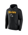 T.J. Watt Pittsburgh Steelers Team Wordmark Pullover Hoodie – Schwarz