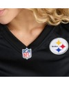 DK Metcalf Pittsburgh Steelers Nike Damen-Team-Spieler Trikot – Schwarz