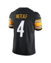 DK Metcalf Pittsburgh Steelers Nike Team Vapor F.U.S.E. Limitiertes Trikot – Schwarz