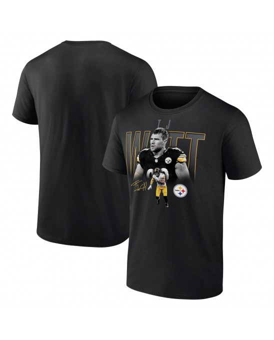 T.J. Watt Pittsburgh Steelers Humble Shadow Spieler T-Shirt – Schwarz