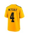 DK Metcalf Pittsburgh Steelers Nike Alternate 1933 Throwback-Spieler Trikot – Gold