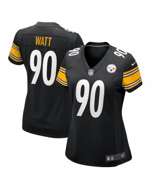 T.J. Watt Pittsburgh Steelers Nike Damen-Team-Spieler Trikot – Schwarz