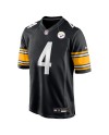 DK Metcalf Pittsburgh Steelers Nike Spiele-Trikot – Schwarz