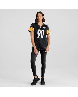 T.J. Watt Pittsburgh Steelers Nike Damen-Team-Spieler Trikot – Schwarz
