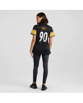 T.J. Watt Pittsburgh Steelers Nike Damen-Team-Spieler Trikot – Schwarz