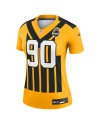 T.J. Watt Pittsburgh Steelers Nike Damen Alternate 1933 Throwback Legend Spieler Performance Top - Gold
