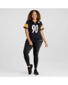 T.J. Watt Pittsburgh Steelers Nike Damen-Team-Spieler Trikot – Schwarz