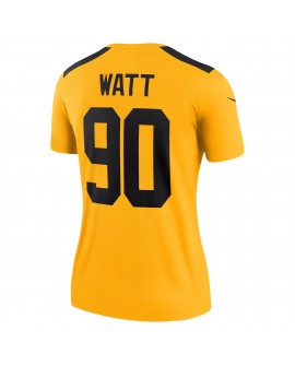 T.J. Watt Pittsburgh Steelers Nike Damen Alternate 1933 Throwback Legend Spieler Performance Top - Gold