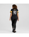 T.J. Watt Pittsburgh Steelers Nike Damen-Team-Spieler Trikot – Schwarz