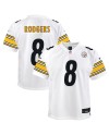 Aaron Rodgers Pittsburgh Steelers Nike Jugend-Spieler Trikot – Weiß