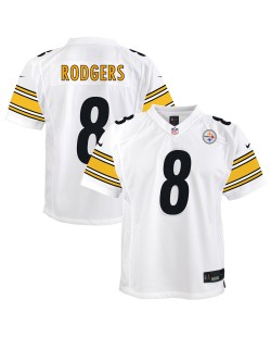 Aaron Rodgers Pittsburgh Steelers Nike Jugend-Spieler Trikot – Weiß