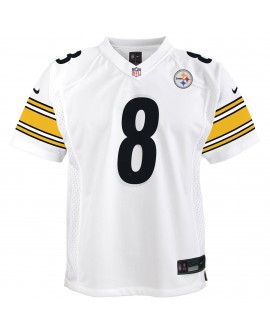 Aaron Rodgers Pittsburgh Steelers Nike Jugend-Spieler Trikot – Weiß