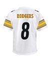 Aaron Rodgers Pittsburgh Steelers Nike Jugend-Spieler Trikot – Weiß