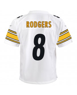 Aaron Rodgers Pittsburgh Steelers Nike Jugend-Spieler Trikot – Weiß