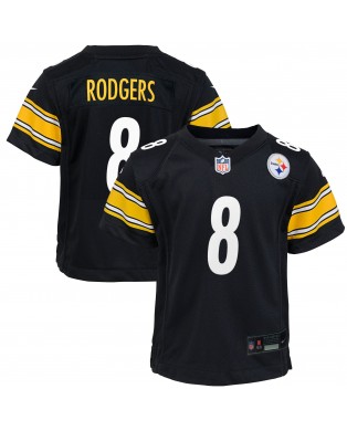 Aaron Rodgers Pittsburgh Steelers Nike Jugend-Spieler Trikot – Schwarz