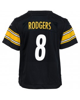 Aaron Rodgers Pittsburgh Steelers Nike Jugend-Spieler Trikot – Schwarz