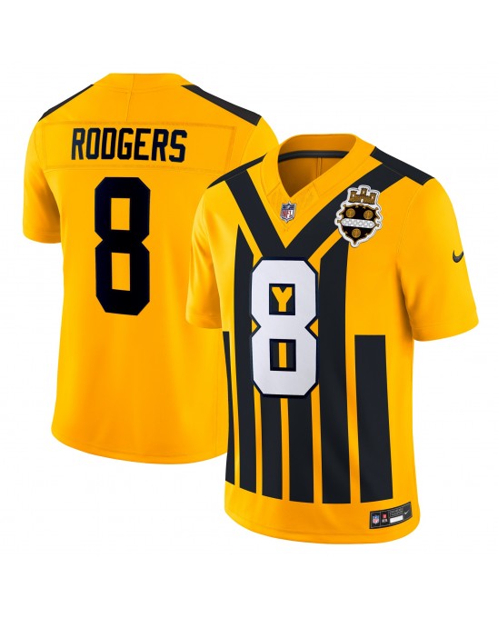 Aaron Rodgers Pittsburgh Steelers Nike Alternate Vapor F.U.S.E. Limitiertes Trikot – Gold