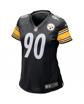 T.J. Watt Pittsburgh Steelers Nike Damen-Spieler Trikot – Schwarz