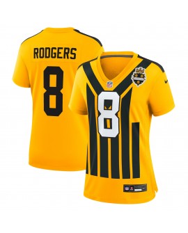 Aaron Rodgers Pittsburgh Steelers Nike Damen Alternate 1933 Throwback-Spieler Trikot – Gold