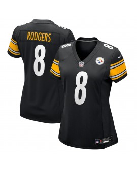 Aaron Rodgers Pittsburgh Steelers Nike Damen-Spieler Trikot – Schwarz