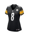 Aaron Rodgers Pittsburgh Steelers Nike Damen-Spieler Trikot – Schwarz