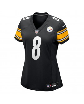 Aaron Rodgers Pittsburgh Steelers Nike Damen-Spieler Trikot – Schwarz